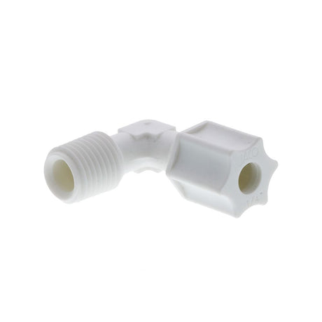 JACO 40-4-4-P-PG Polypropylene Male Elbow 1/4 OD Tube x 1/4 MPT