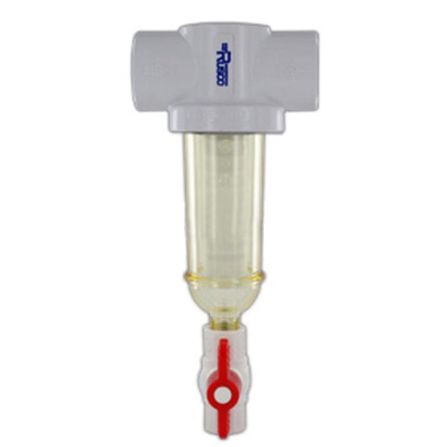 Rusco Chemically Resistant Spin Down Filter T Style 3/4" PE - 100 Mesh [152 micron]