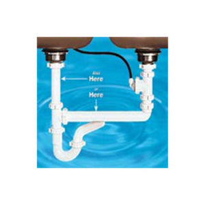 DLA-12 Drain Line Adapter - 3/8" Push-in for Air Gaps