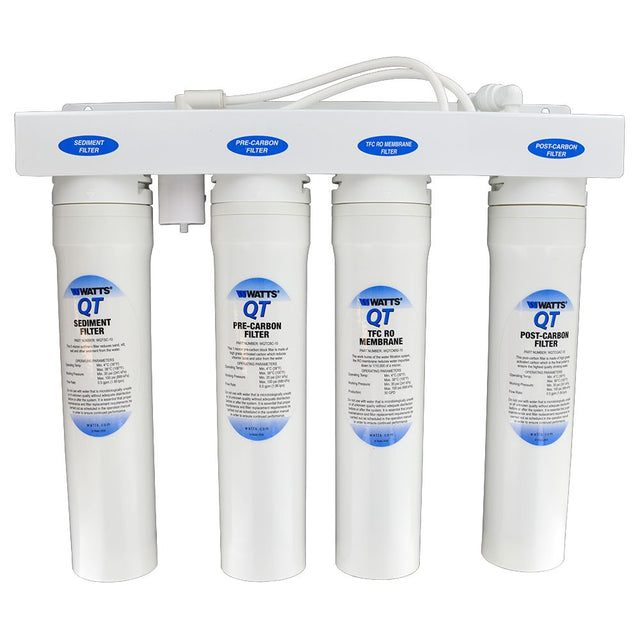 Watts WQT4RO11-50X RO Manifold with Filters and 50 gpd Membrane