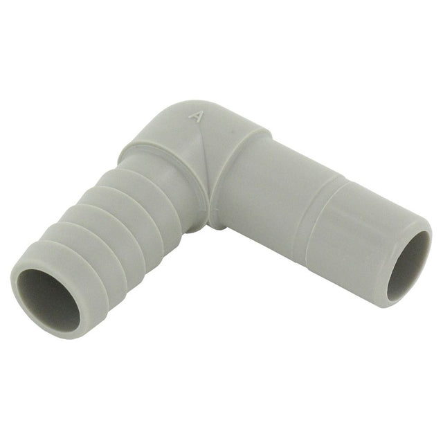 Parker A8TEB8 TrueSeal Acetal Tube Elbow Connector 1/2" Barb x 1/2" OD Stem
