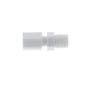 JACO 10-2-2-P-O Polypropylene Male Connector 1/8 OD Tube x 1/8 MPT
