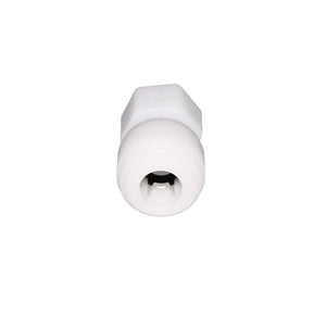 NeoFit - Acetal Natural White Female Adapter 1/4" tube x 1/4"NPTF - Flat Type