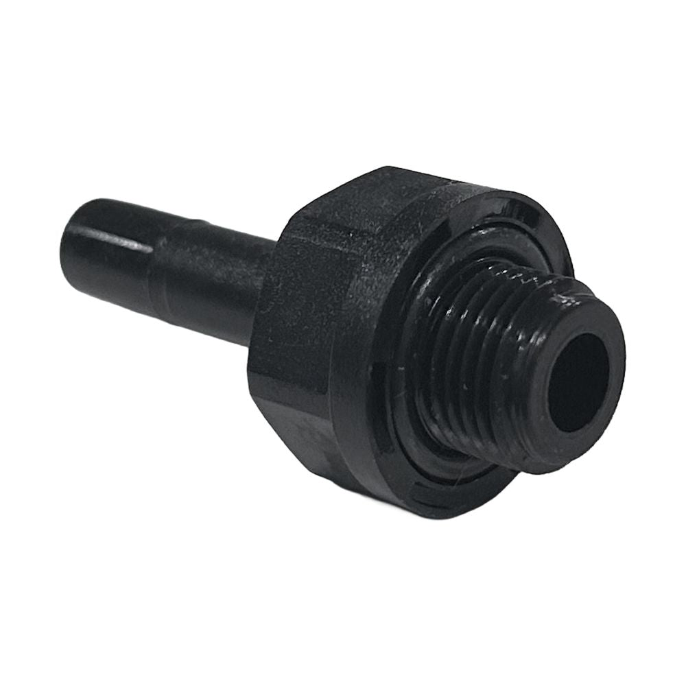 NeoFit - Acetal Black Stem Adapter 6mm stem x 1/4"BSPT