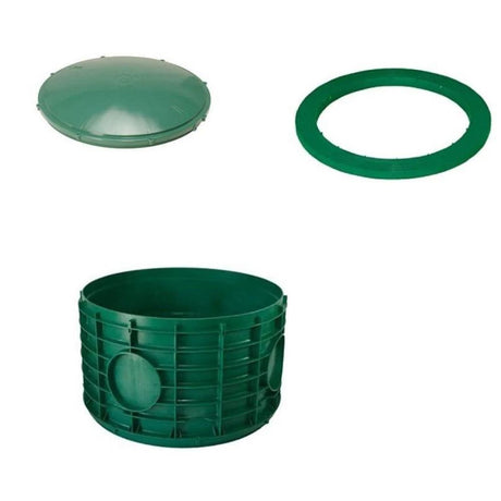 20x12 Inch Tuf-Tite Bundle - 20x12 riser, 20 inch domed lid & 20 inch ring adapter