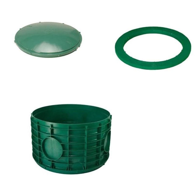20x12 Inch Tuf-Tite Bundle - 20x12 riser, 20 inch domed lid & 20 inch ring adapter