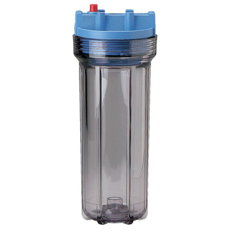 Pentek 10" Slim Line Water Filter Housing Blue/Clear w/ PR