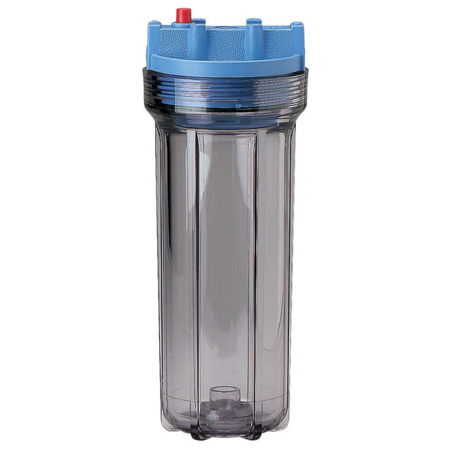 Pentek 10" Slim Line Water Filter Housing Blue/Clear w/ PR