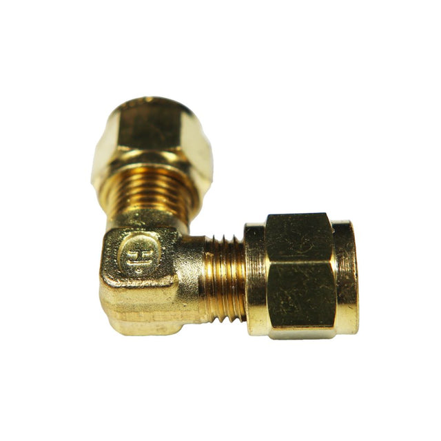 Brass Compression Union Elbow 1/4 x 1/4 Compression LF