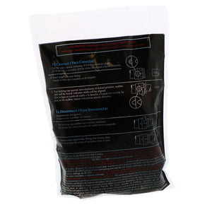 John Guest Black Male Connector - 3/4 CTS x 3/4 NPT