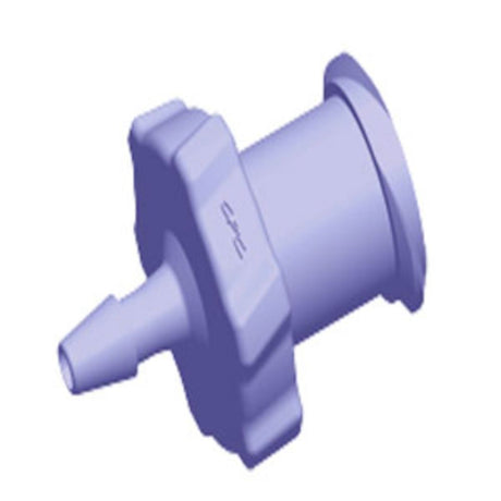 LF3191 Luer Fitting Purple Tint Polycarbonate Female Luer X 3/32 HB