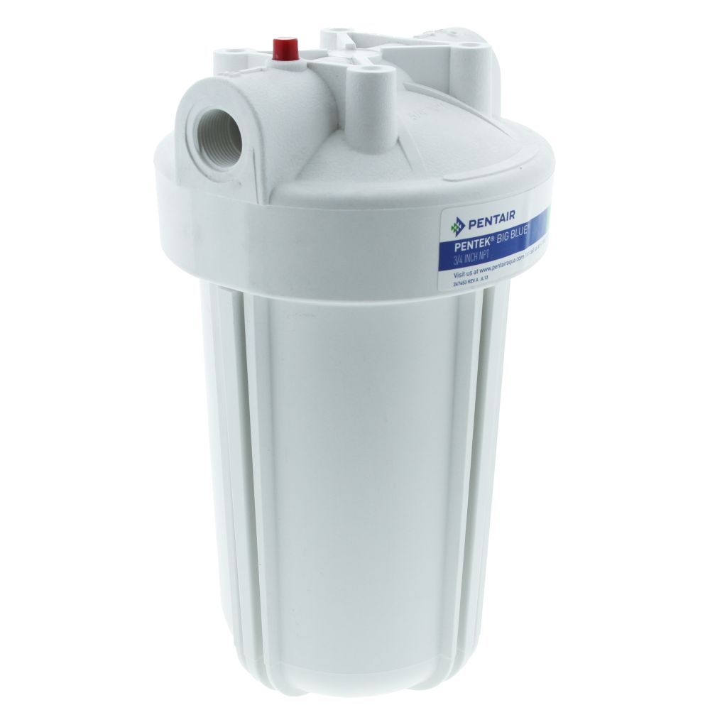 Pentek [166083] [166081] 10" Big White Water Filter Housing With Pressure Relief