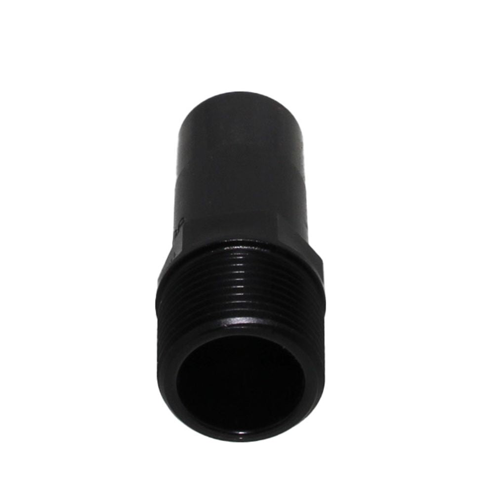 John Guest Black Male Stem Adapter - 1 CTS Stem x 1 NPT