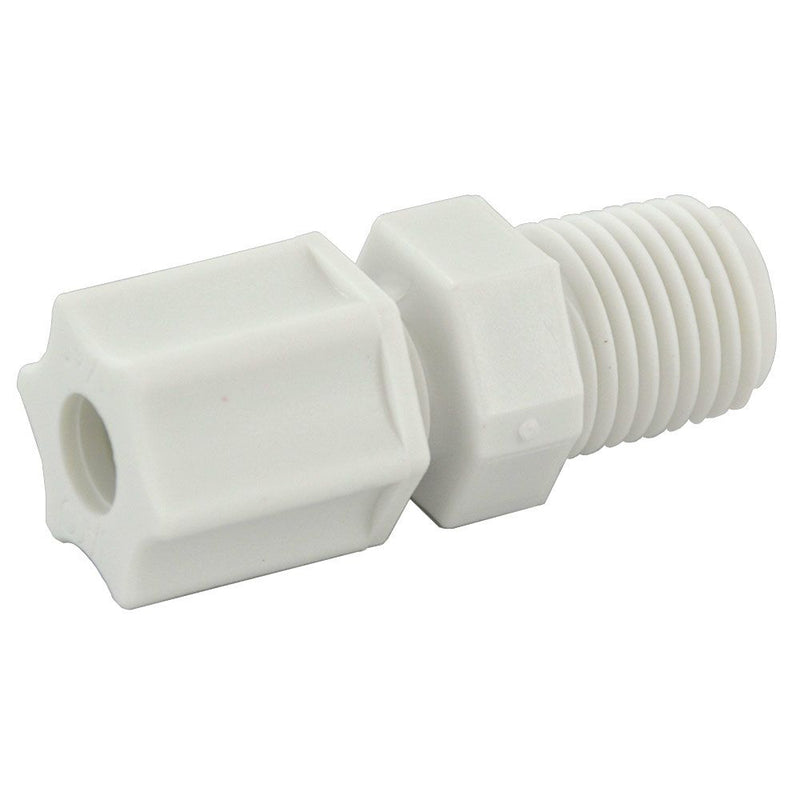 JACO 10-10-8-P-PG Polypropylene Male Connector 5/8 OD Tube x 1/2 MPT