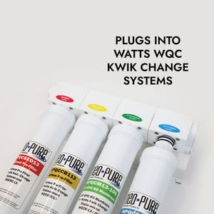 Neo-Pure Kwik Change 13" GAC Carbon Post Filter Replacement For Watts WQCGAC13