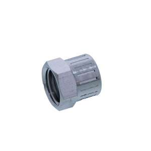1/4" PTF Ferruleless Chrome Plated Nut for Polytube [Colder 100800]