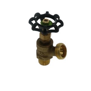Brass Boiler Drain Full Flow With Stuffing Box Lead-Free 1/2" MIPT x MGHT