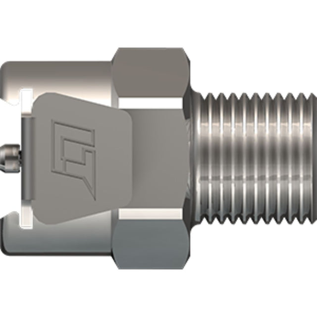 LinkTech 20CB Series Male Thread Female, Non-valved, 1/8" MNPT, Chrome Brass