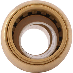 SharkBite® U138LF Lead-Free Brass Push-to-Connect Male Adapter - 3/4" x 1/2" MPT Bullnose