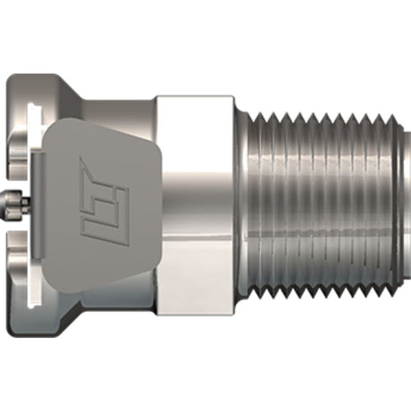 LinkTech 40CB Series Male Thread Female, Valved, 1/4" BSPT, Chrome Brass, Buna N