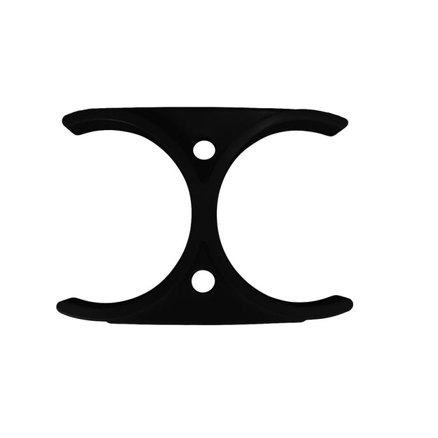 Double Clip 2.5" x 2.5" diameter - Black