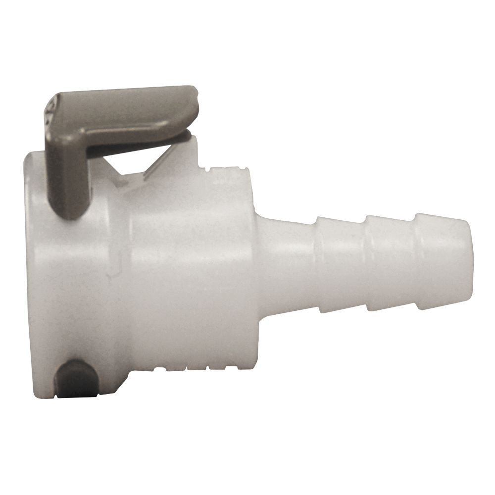 APC17004 Non-Valved In-Line Hose Barb Coupling Body 1/4 ID Barb