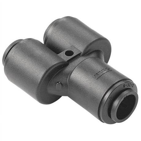 Parker Kynar Wye Union Black - 3/8 x 1/4