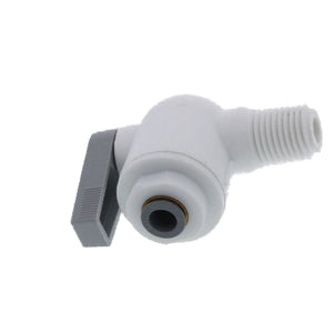 Parker LIQUIfit Male Elbow Valve - 1/4 QC x 1/4 MPT