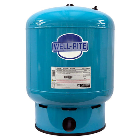Well-Rite WR-100 Well Pressure Storage Tank Steel 32 Gal