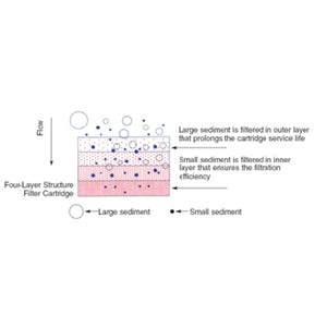 10"BB Polypropylene Graded Density, 50 mic