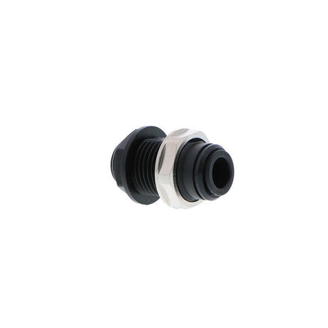 John Guest Bulkhead Connector BLACK ACETAL - 10mm x 10mm