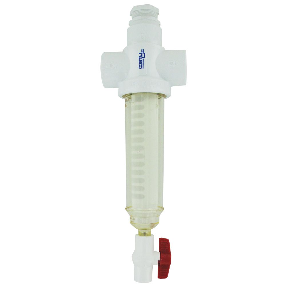 Rusco Chemically Resistant Spin Down Filter Combo Style 1-1/2" PE - 1000 Mesh [15 micron]