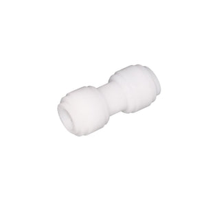 NeoFit - Acetal Natural White Union Connector 1/4" tube x 1/4" tube