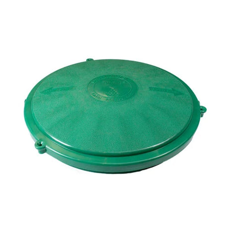 12" Domed Green Lid