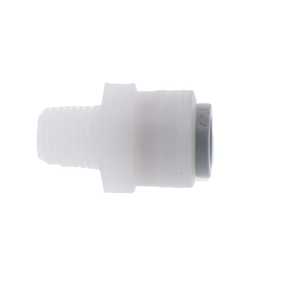 Kynar PVDF Male Connector - 3/8 x 1/4 NPTF