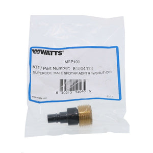 Watts AquaLock/SeaTech - MSP100 Speed-Tap 3/4" GHT Hose Adaptor with Auto Shut Off Valve