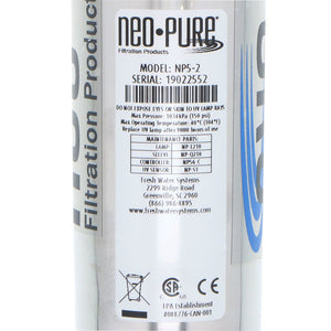 Neo-Pure NP5-2 UV Disinfection System - 2 GPM
