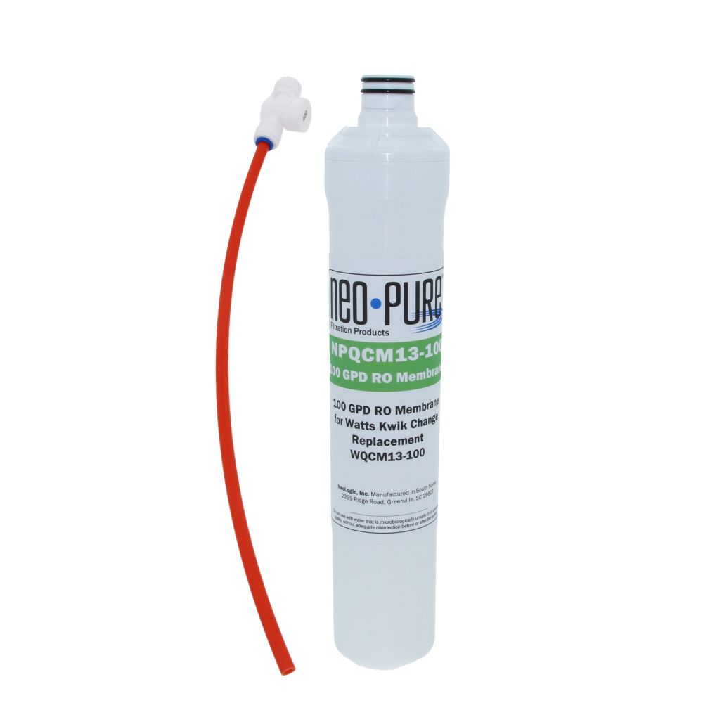 Neo-Pure Kwik Change 13" RO Membrane Filter 100 GPD Replacement For Watts WQCM13-100,Specials : American Fashion Style Bags On Sale