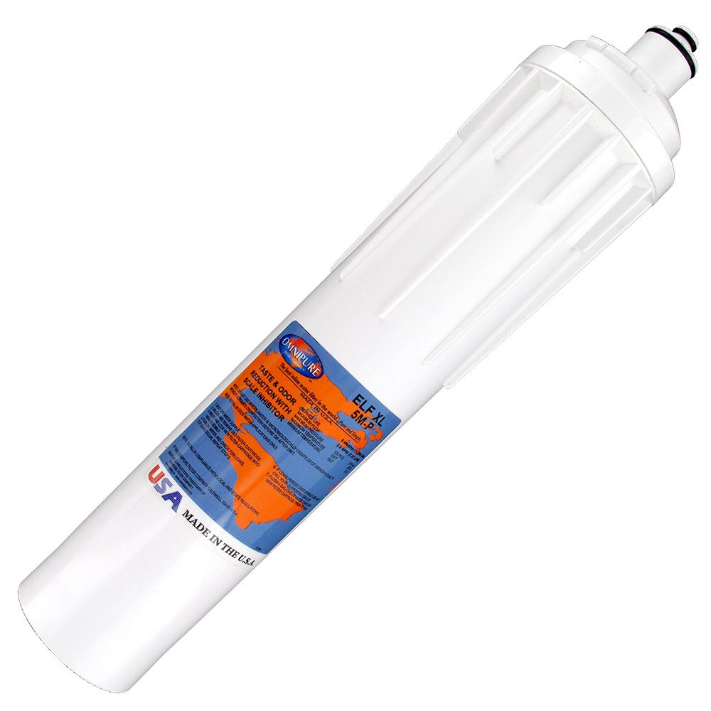 Omnipure ELFXL5MP Everpure Compatible 5M Carbon Block/CTO/Scale 12,000 gal Filter