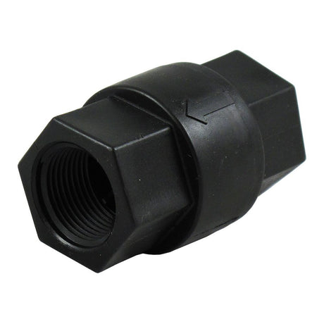 Inline Poppet Check Valve 685 Series PP 1/2" FPT - BUNA