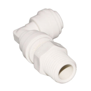 John Guest Swivel Elbow Polypro - 1/4 x 1/4 NPTF
