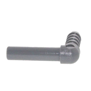 John Guest Stem Elbow Barb Connector  - 1/4 OD Stem x 1/4 ID Barb