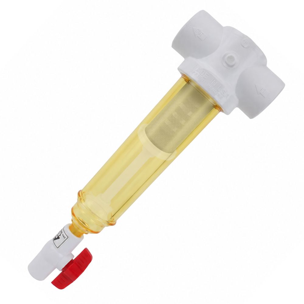 Rusco Chemically Resistant Sediment Trapper Filter T Style 1-1/2" SS - 60 Mesh [254 micron]