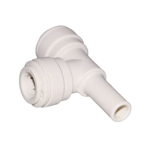 John Guest Stackable Stem Tee Polypro - 3/8 OD Stem x 3/8 x 3/8