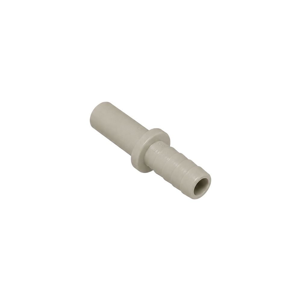 NeoFit - Acetal Natural Gray Stem Barb Connector 1/4"stem x 1/4"barb