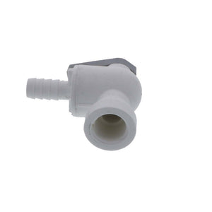 Parker Liquifit Par-Barb Valve Female Elbow - 3/8 ID Barb x 3/8 FPT