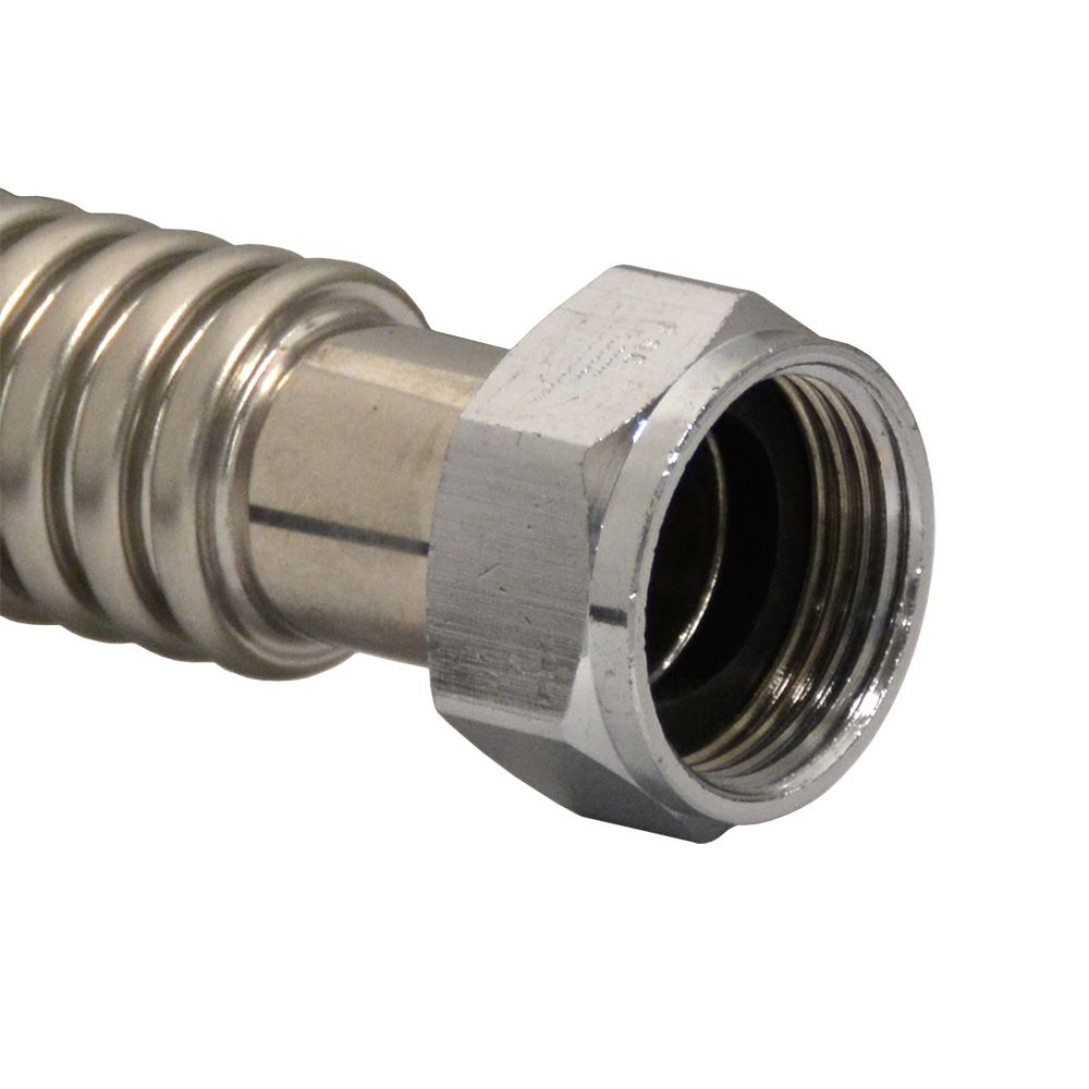 Stainless Steel Flexible Water Softener Connector 1-1/4 FIP x 1 FIP x 24