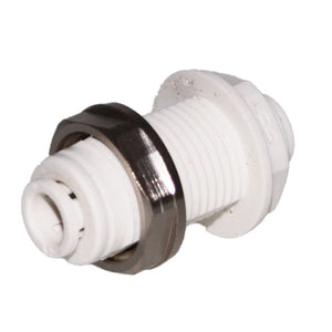 John Guest Bulkhead Union Polypro - 1/4