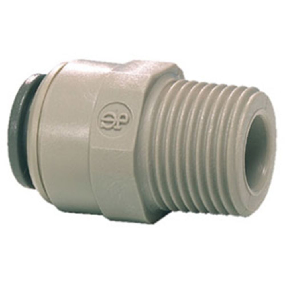 John Guest Male Connector BSPT - 1/2 x 3/8  BSPT