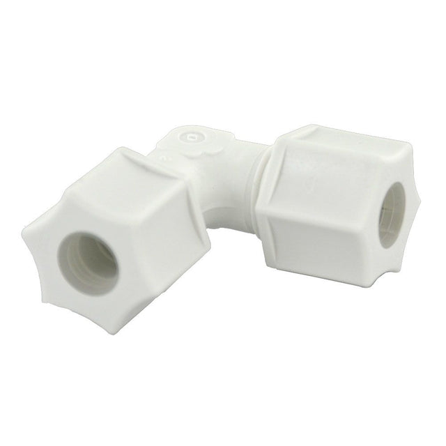 JACO 50-8-N-O Nylon Union Elbow 1/2 OD Tube x 1/2 OD Tube